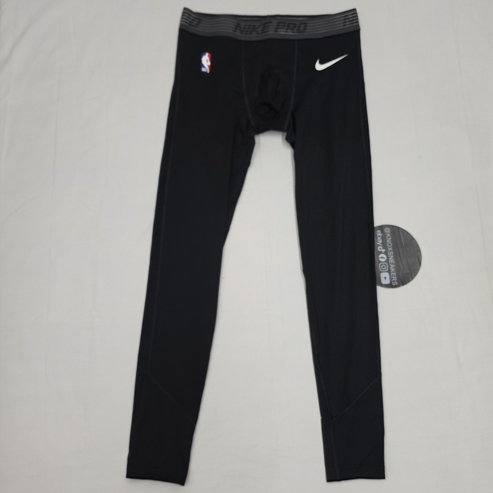 Nike Pro Elite NBA Issue Black Compression Pants Mens Large 445591-093436